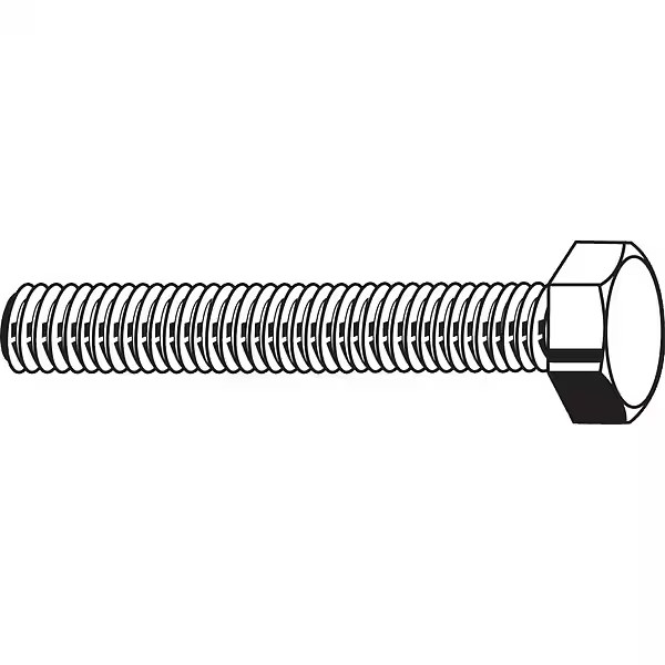 18-8, 3/8″-24 Hex Head Tap Bolt, Plain Stainless Steel, 1-1/4 in L, 50 PK