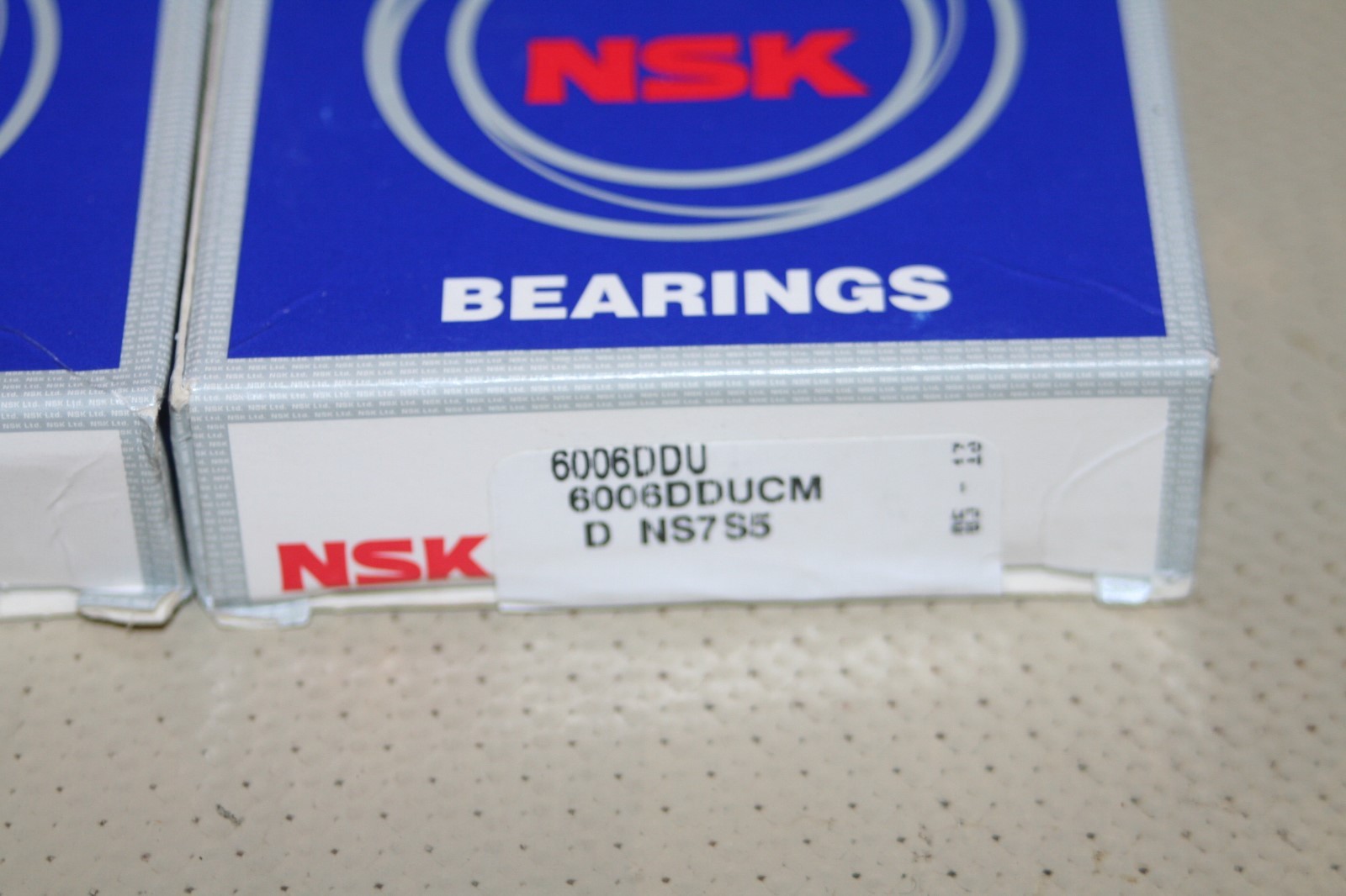 (Lot of 2) NSK 6006 DDUCM NS7S5 Sealed Deep Groove Bearings * NEW *
