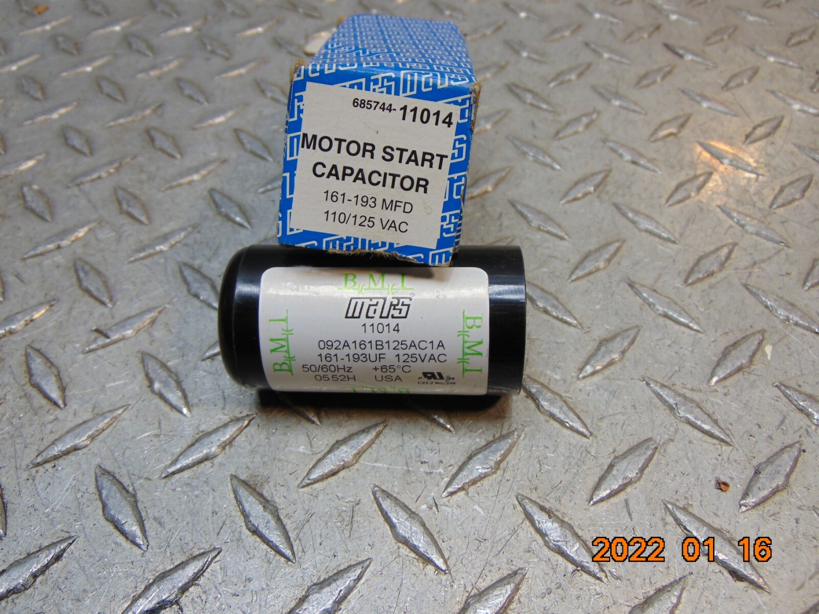 NEW BMI MARS 11014 MOTOR START CAPACITOR *FREE SHIPPING*