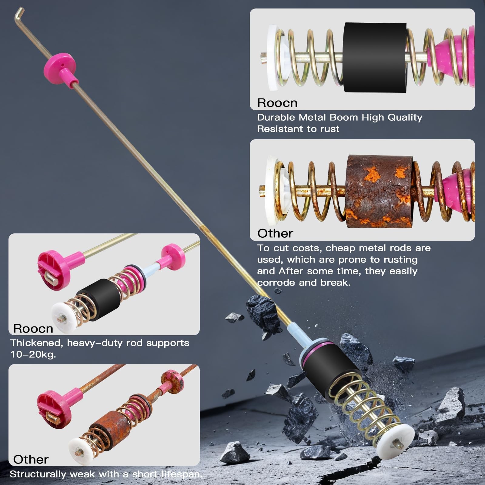 【2026 Upgraded】Washing Machine Shock Absorber Damper Kit – Replaces DC97-1635…