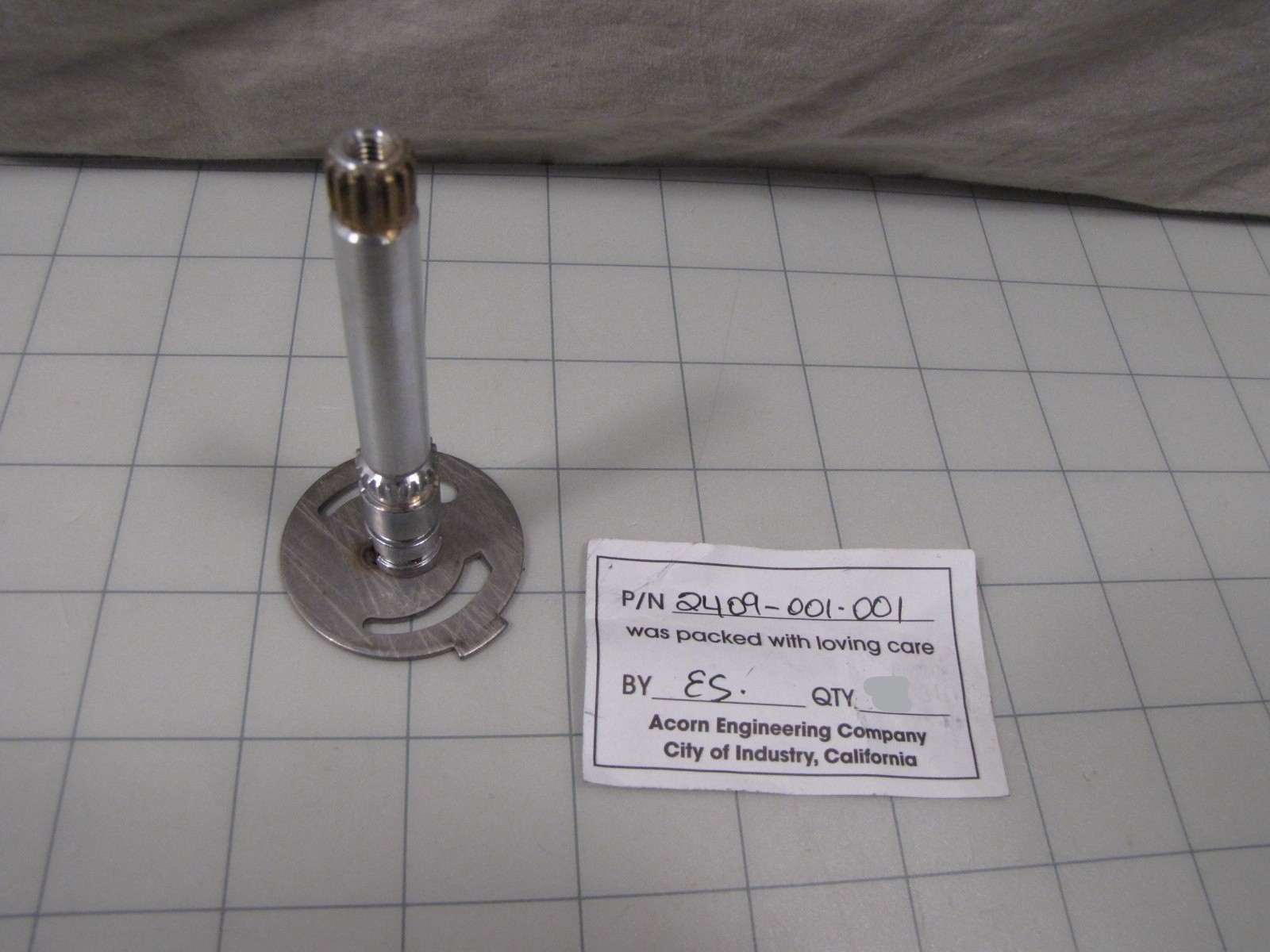 Acorn Engineering 2409-001-001 Safti-Trol Extended Stem & Plate Assembly NEW