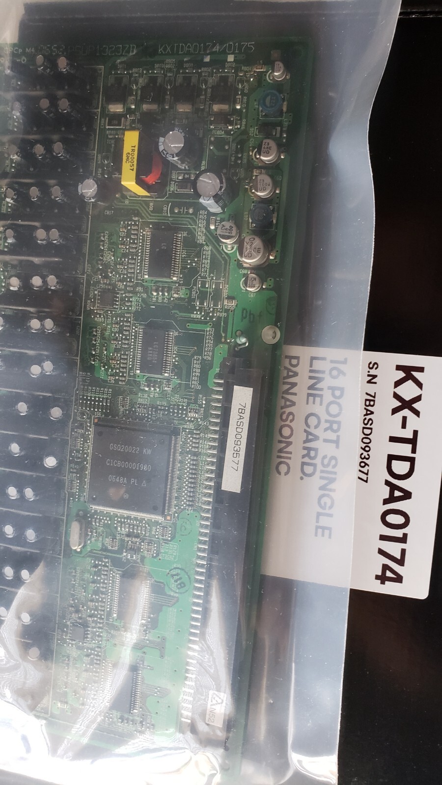 PANASONIC KX-TDA0174/ 16 PORT SLC CARD REFURBISHED. 6 MONTH WARRANTY NO COST.