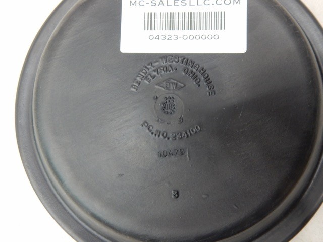 Bendix 234100, 2530002947633, Brake Chamber Diaphragm, 7″ Dia, Type 24