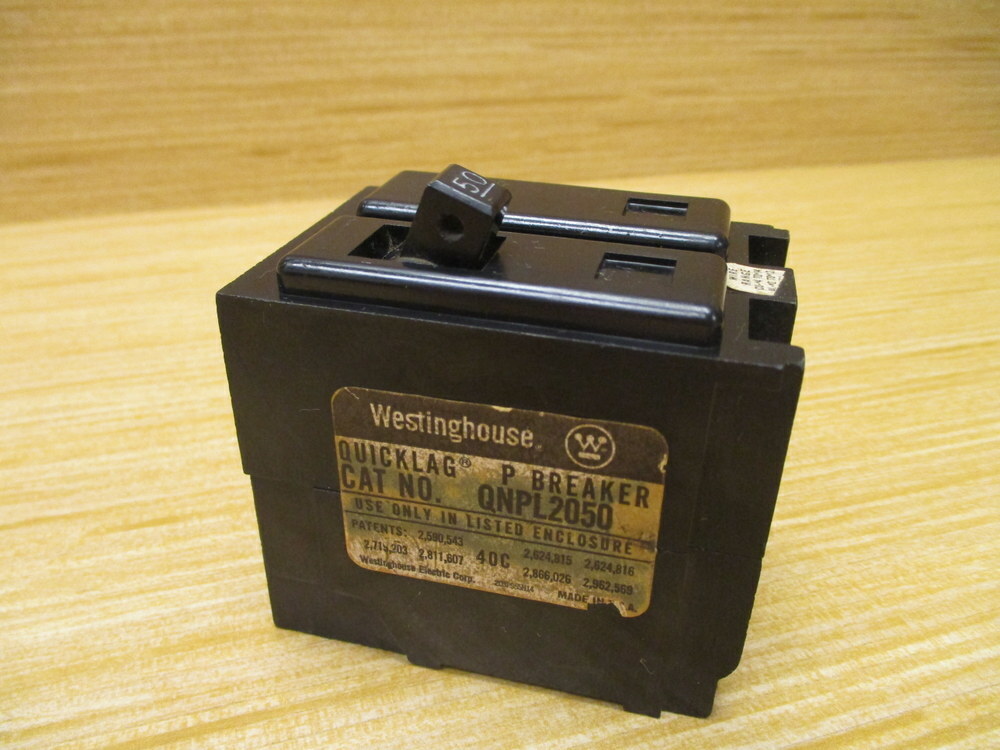Westinghouse QNPL2050 Circuit Breaker 50A 2 Pole