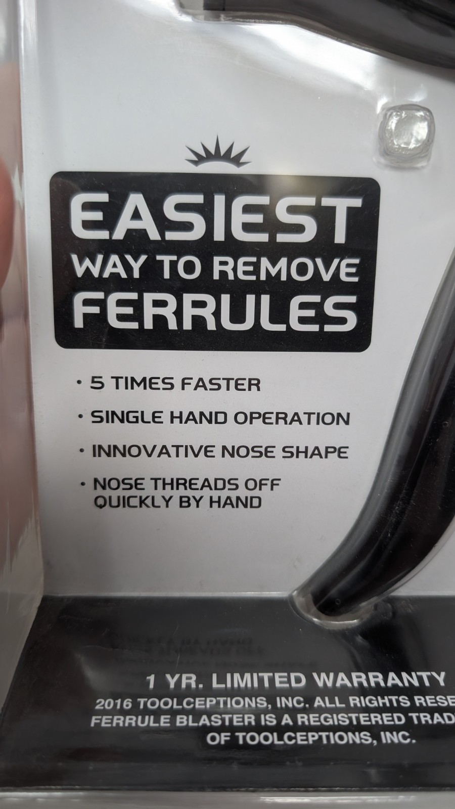 FERRULE BLASTER Compression Ferrule Sleeve Puller Single Hand Operation