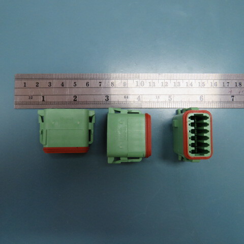 DEUTSCH DT06-12SC-P012 Qty of 9 per Lot CONN 12 POS