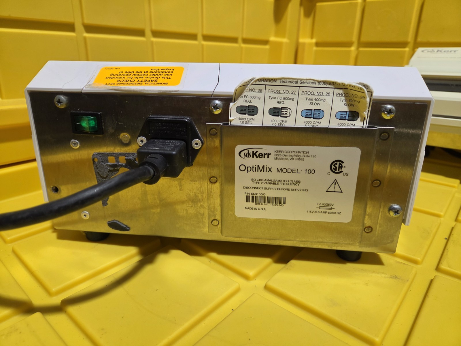 SDS KERR Demetron OptiMix 100 Dental Amalgamator Digital Mixing System