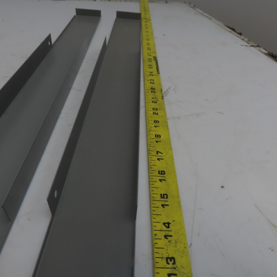 Stanley Vidmar 5-100-340-21 30″ Cabinet Metal Base Cover Gray Lot of 2
