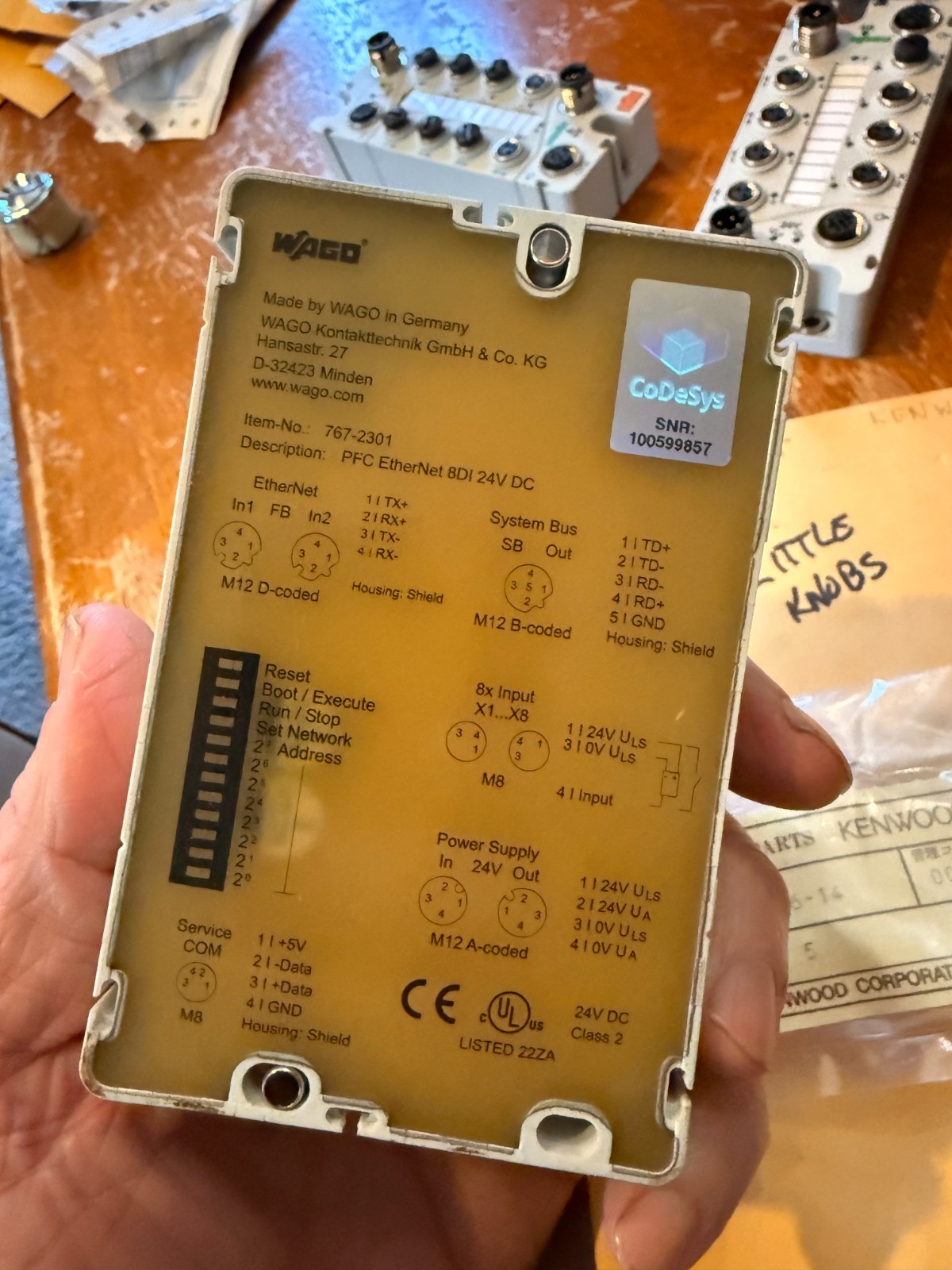 NICE WAGO Speedway Digital Ethernet Module # 767-2301 24v