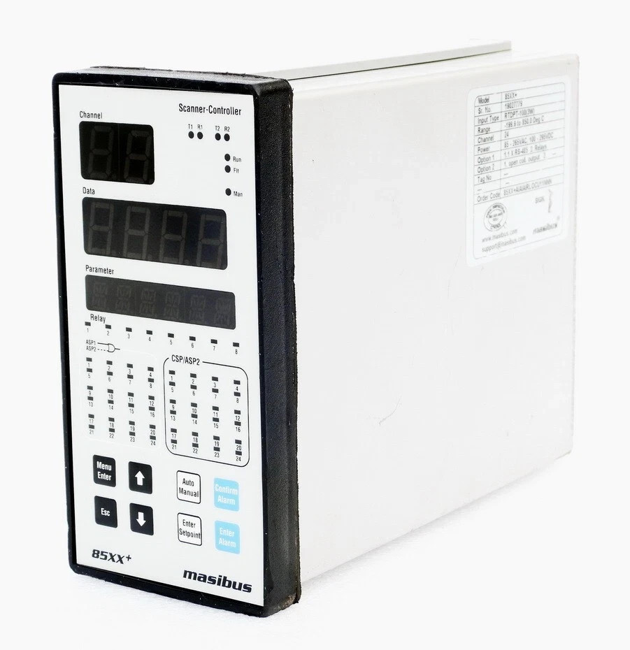 MASIBUS MODEL 85XX+ 24CHANNEL DIGITAL TEMPERATURE SCANNER CONTROLLER