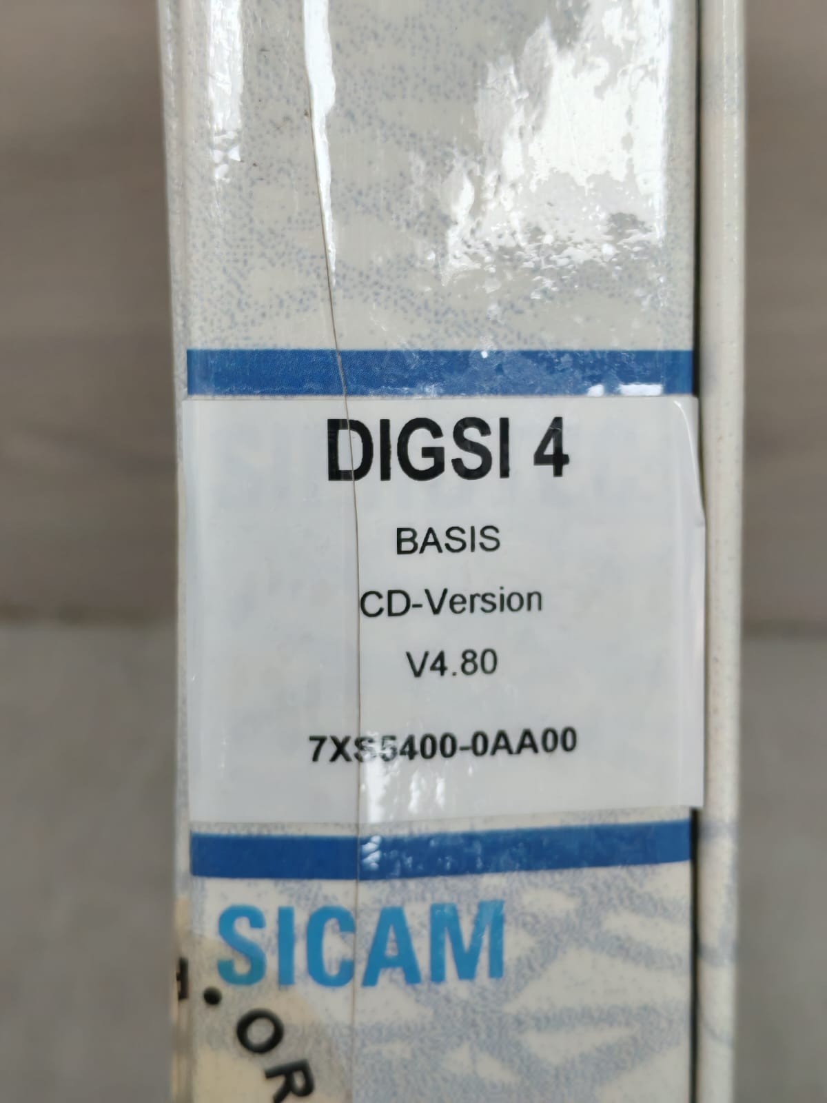 SIEMENS DIGSI4 V4.80 7XS5400-0AA00 BASIS CD-VERSION OPERATIING PROG.FOR SIPROTEC