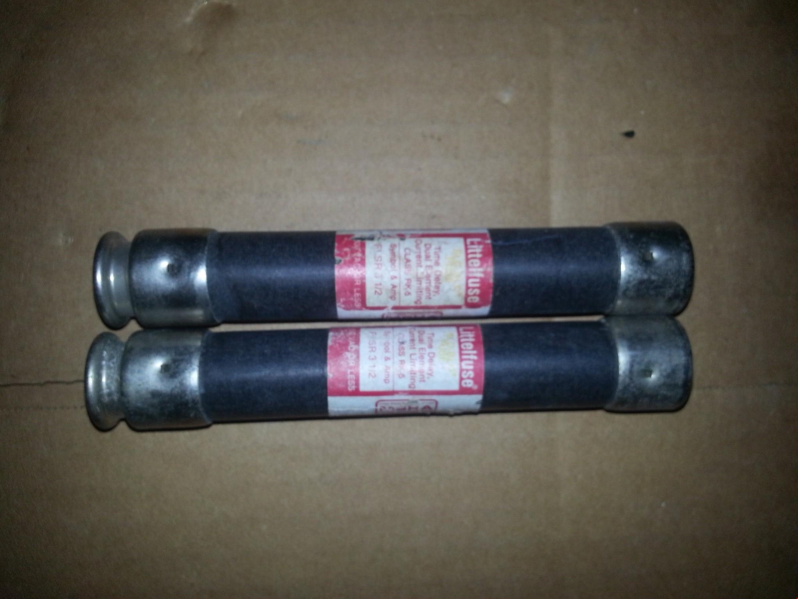 LITTLEFUSE SLO-BLO FUSE RK-5 FLSR 3 1/2 600VAC