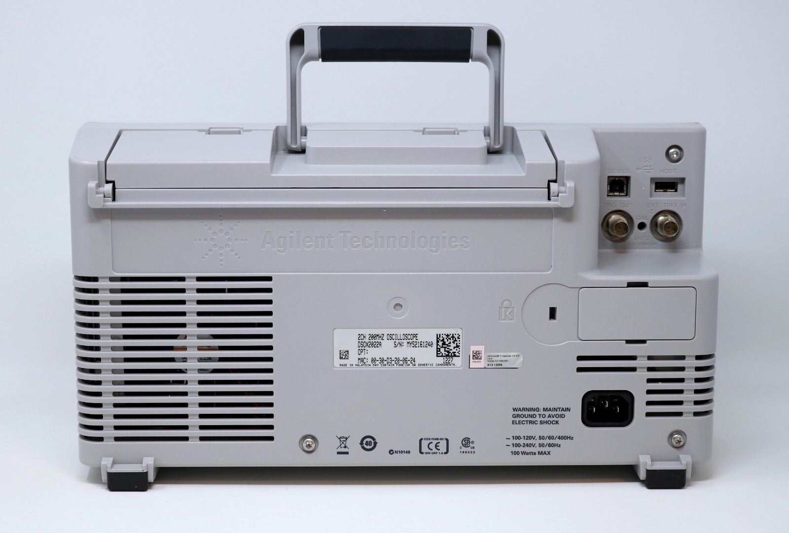 Used Agilent / Keysight DSOX2022A Digital Oscilloscope 2-Channel US Free tax