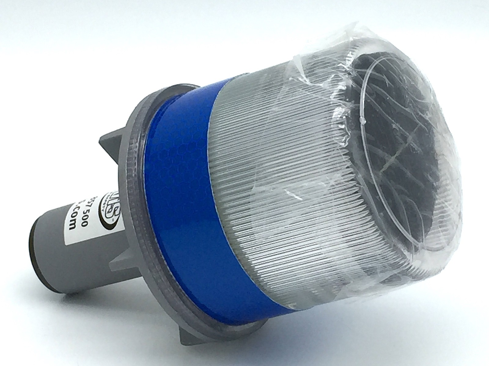HI-VIS Solar Warning Beacon LED Emergency Flashing Light Lamp BLUE x3