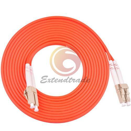 5M LC to LC Fiber Patch Cord Jumper Cable MM Duplex Multi Mode Optic for Network