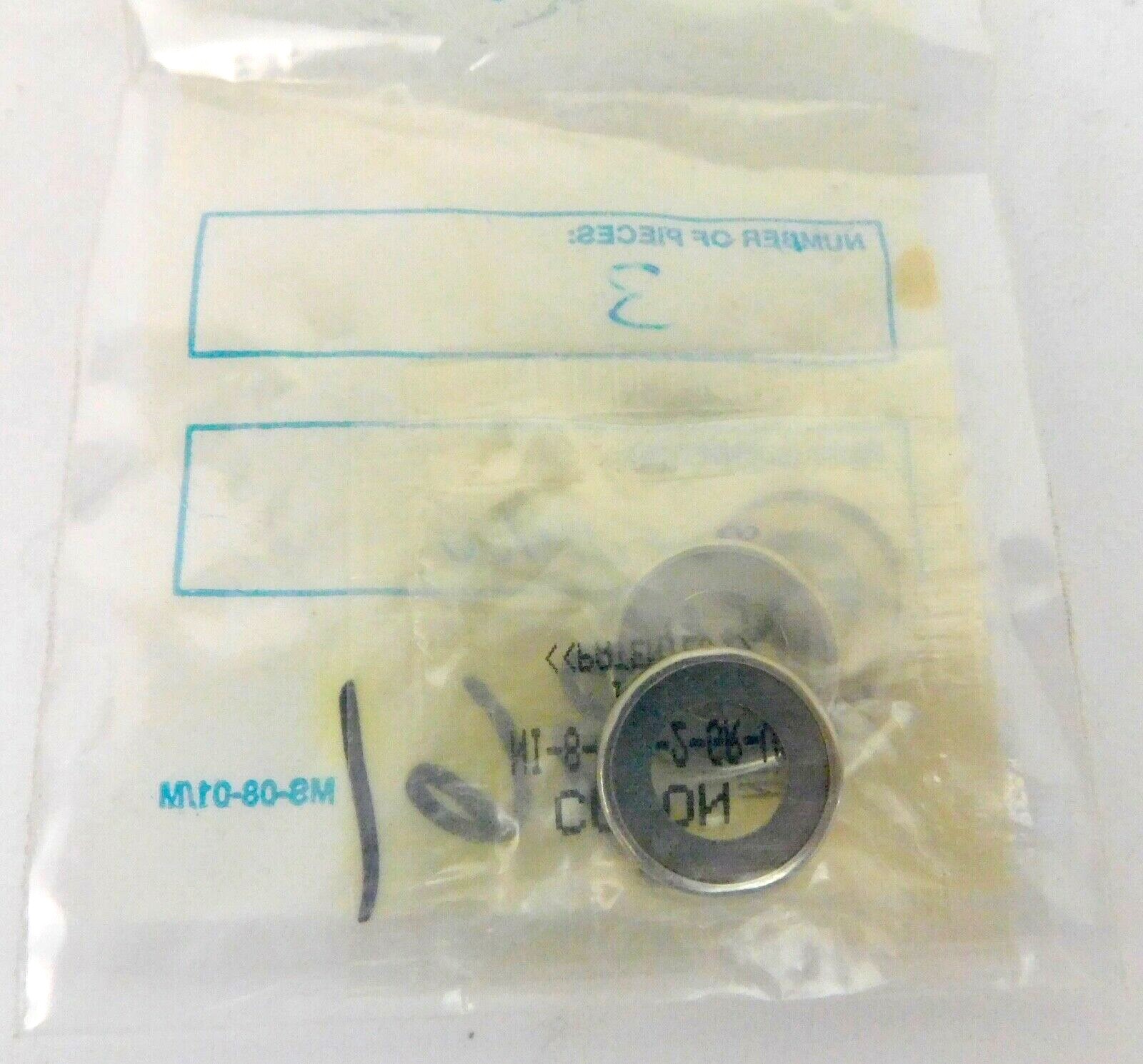 Lot of 3 Swagelok 1/2″ Face Seal Fittings 3700-01400 Cajon N1-8-VCR-2-GR-VS