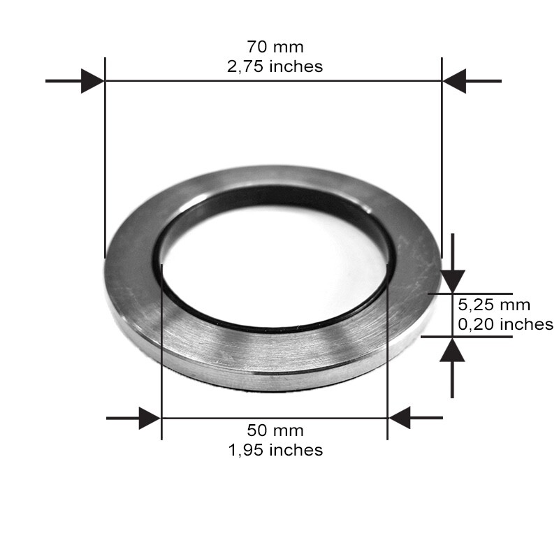 Counter Ring 50mm for Primus, Grandimpianti, Maytag & Whirlpool Washers
