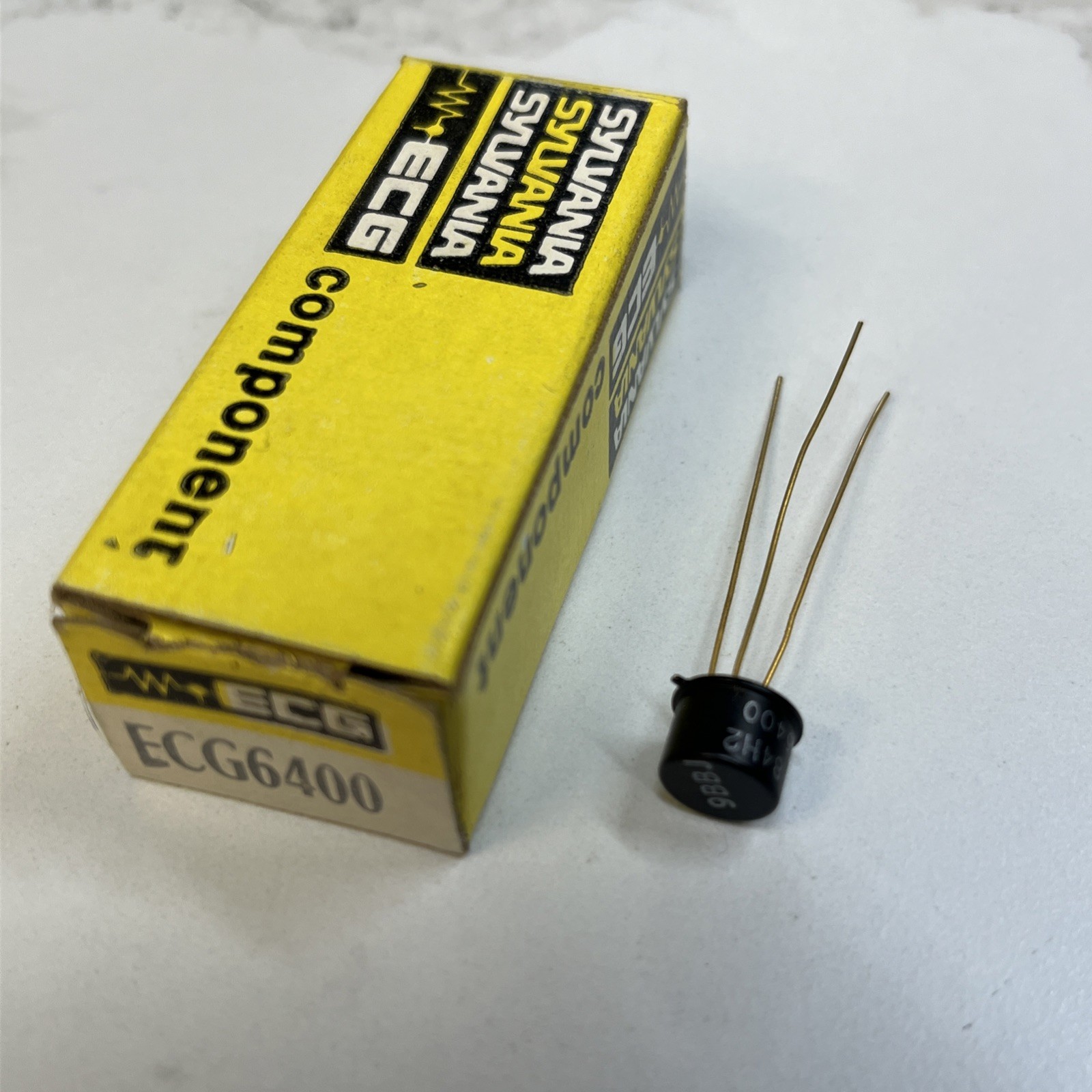 1 Ea ~ ECG6400 ~ Philips ~ UJT Unijunction Transistor ~ TO-39 ~ 35V 50mA ~ 6400