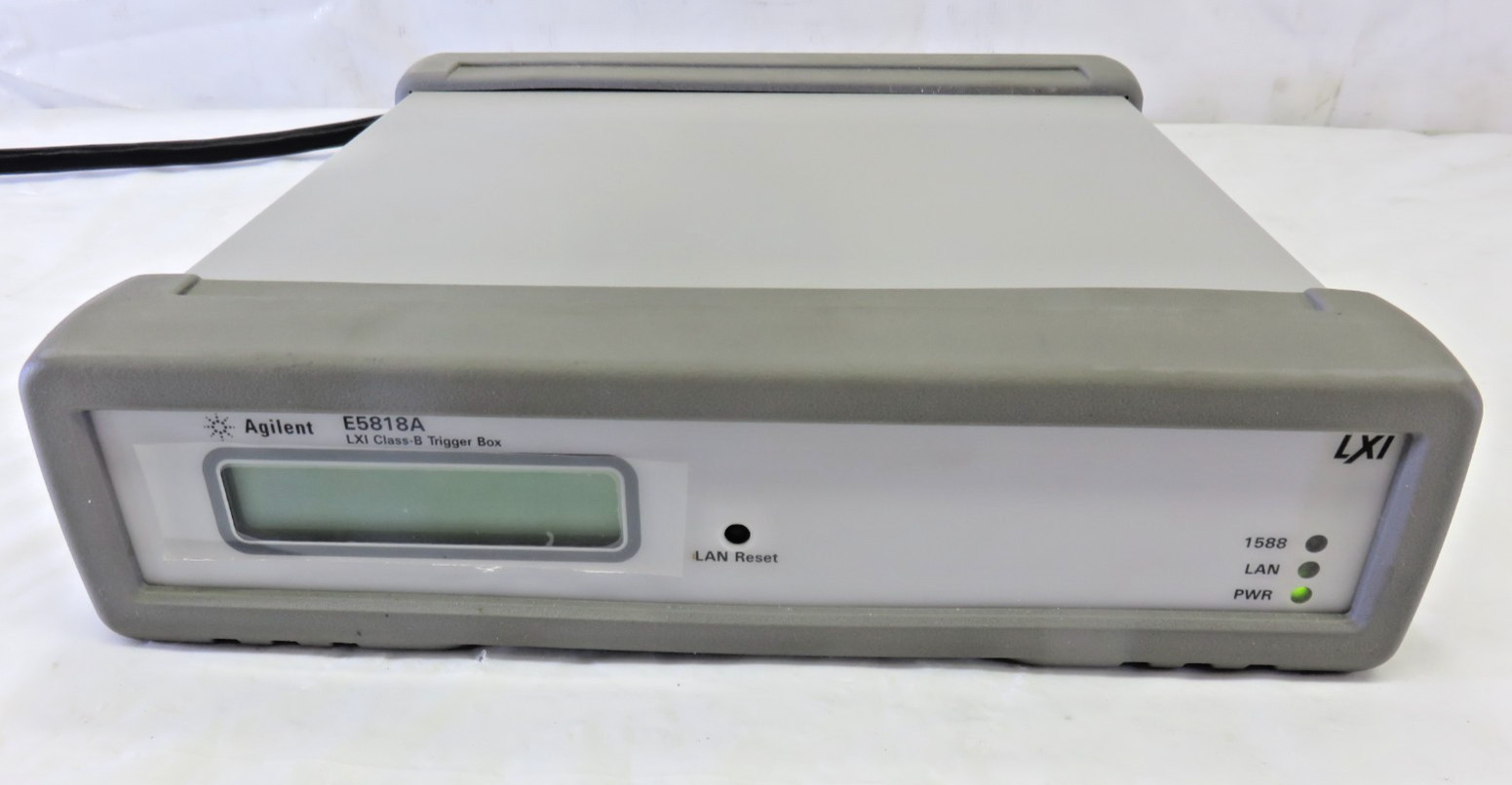 Agilent 5818A LXI Class B Trigger Box, For Parts/Repair