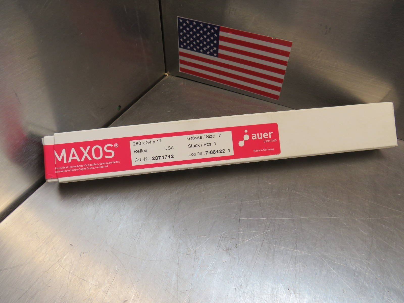 Maxos Size 7 Glass Gauge 280 x 34 x 17 2071712