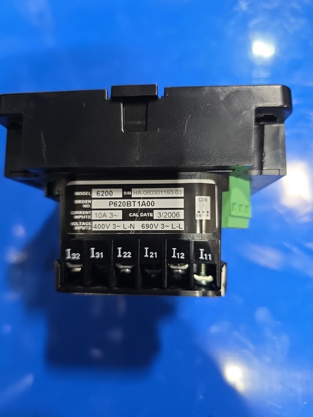 Power Measurement Ion Power Meter 6200 P620BT1A00 3Ph 400V L-N 690V L-L Used
