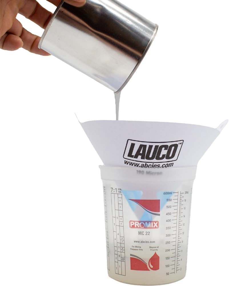 LAUCO 250 Pcs of Paint Strainer with Fine 190 Micron Filter Tips