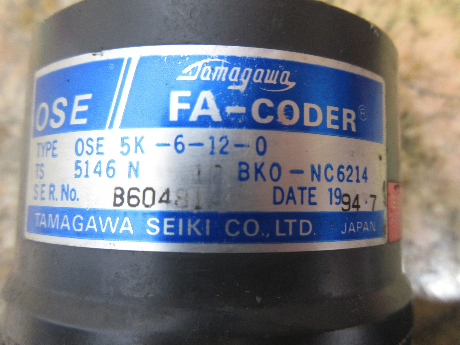 MITSUBISHI MOTOR Z653368 HA33C-S OSE 5K-6-12-0 TS 5146 N BKO-NC6214 EACH 1