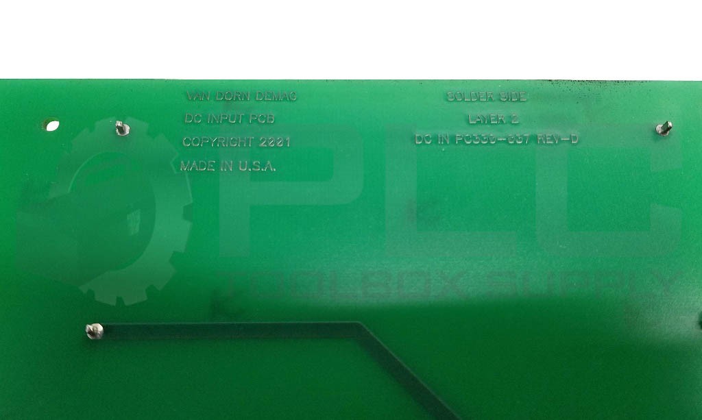 VAN DORN ASSY 330037 REV D DC INPUT PCB BOARD CARD, PC330-037
