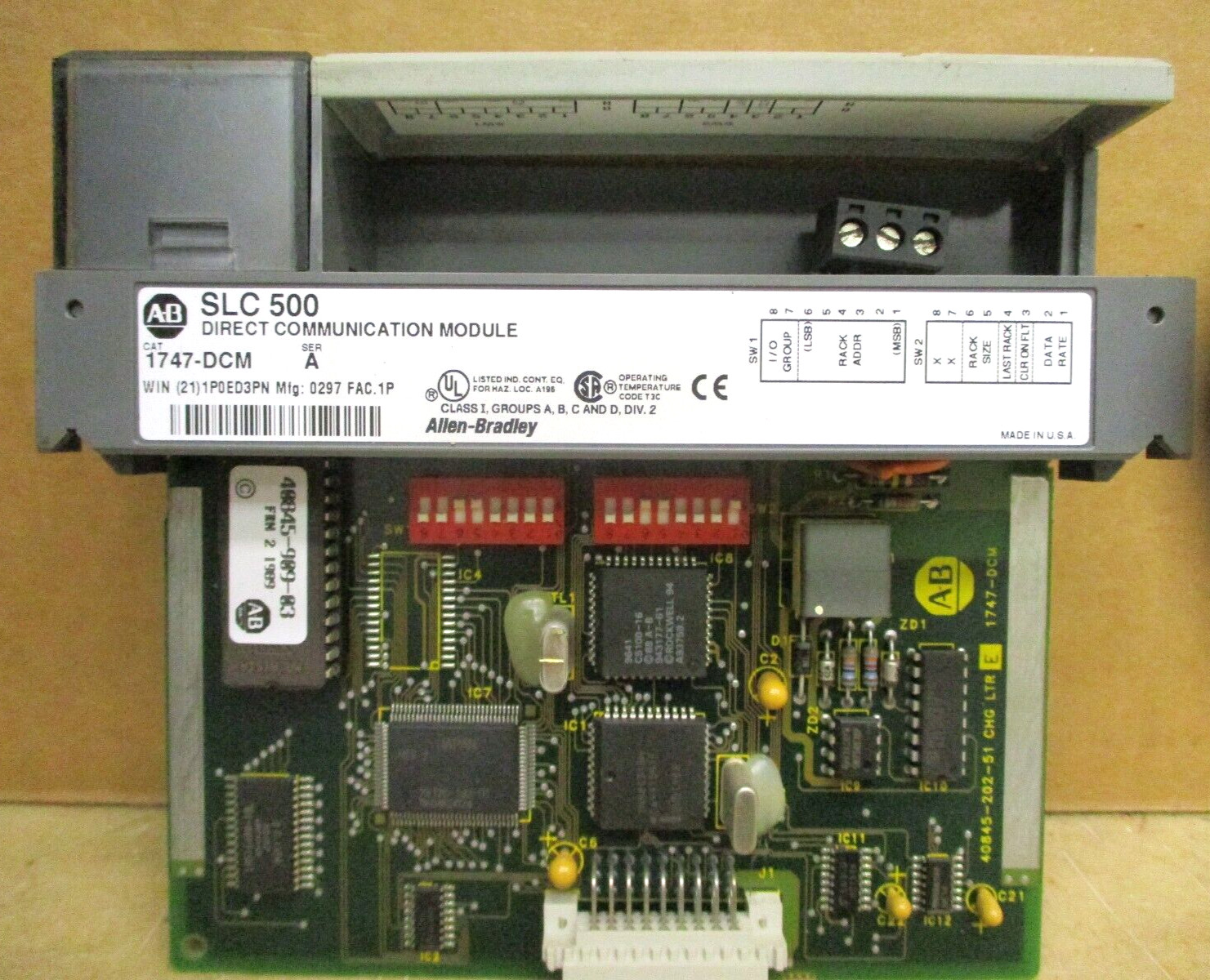 Allen-Bradley SLC 500 1746-P3 SLC 5/04 CPU 1747-L542 1747-DCM 1747-SDN 48692GN