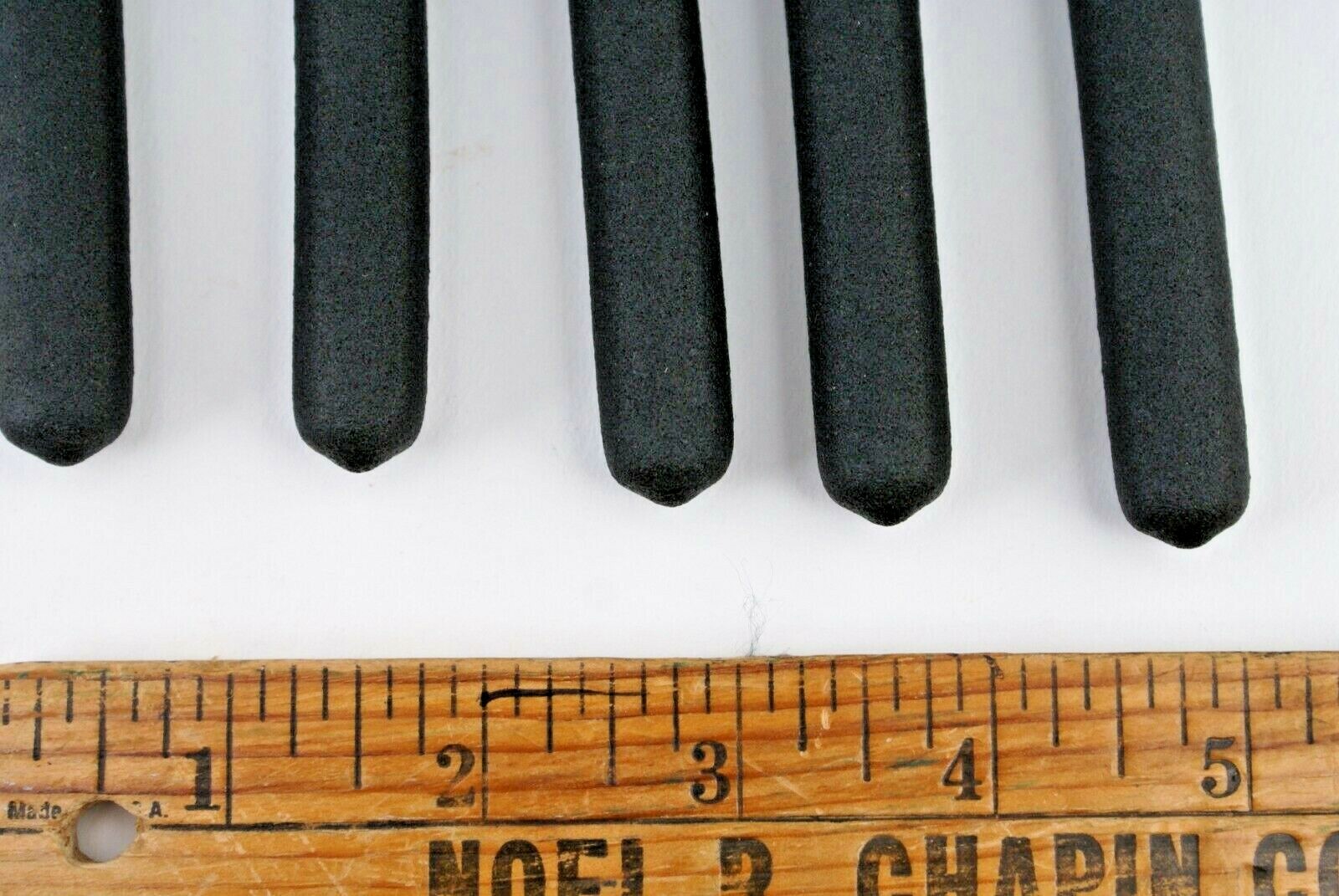 NEW SINCLAIR & RUSH EXTRUDED DENSE BLACK RUBBER GRIPS / HANDLES / CAPS – DOZENS