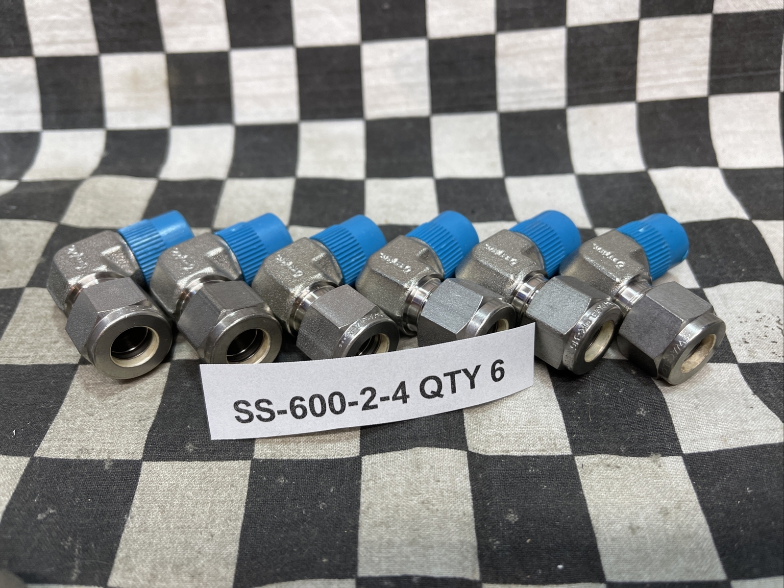 SWAGELOK SS-600-2-4 SS-600-2-6, SS-810-2-4, ELBOW MALE, LOT OF 11 #1606V51