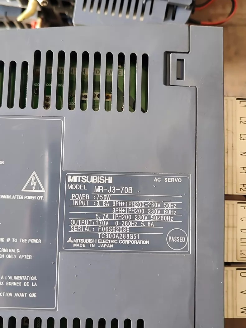 1P Mitsubishi MR-J3-70B Servo Drive