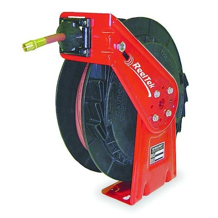 Reelcraft Rt435-Olp Spring Return Hose Reel, 1/4 In Hose Diameter, 35 Ft