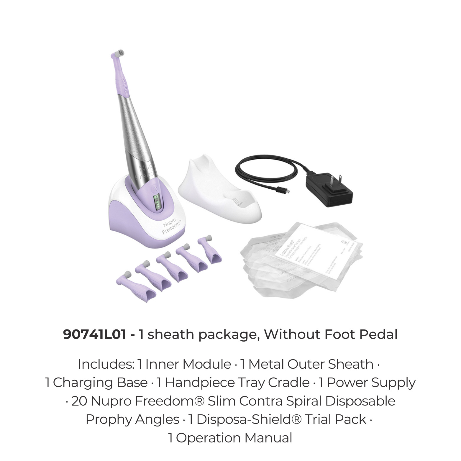Dentsply Nupro Freedom Dental Tooth Cleaning Cordless Handpiece