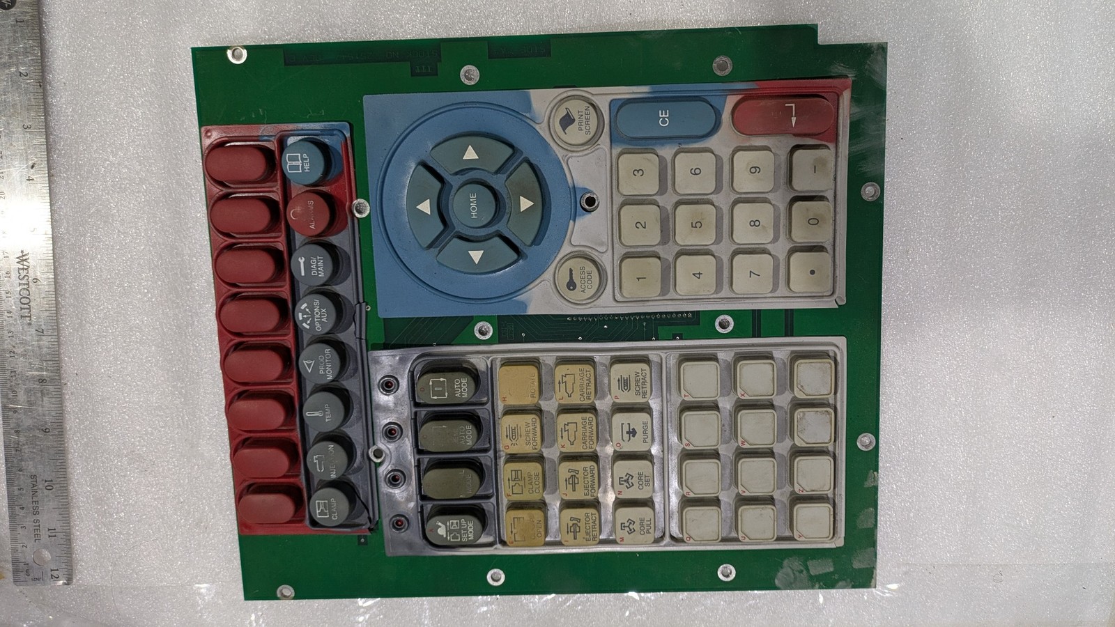 VAN DORN 251547 Pathfinder Keyboard 345229-B ITT 251547 REV C