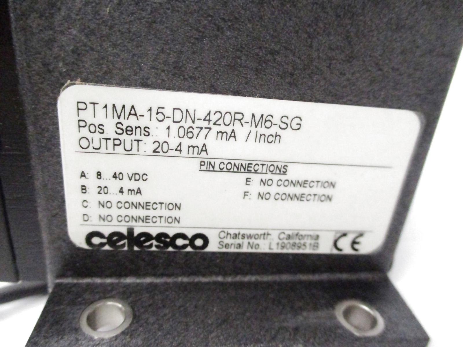 CELESCO PT1MA-15-DN-420R-M6SG NSNP