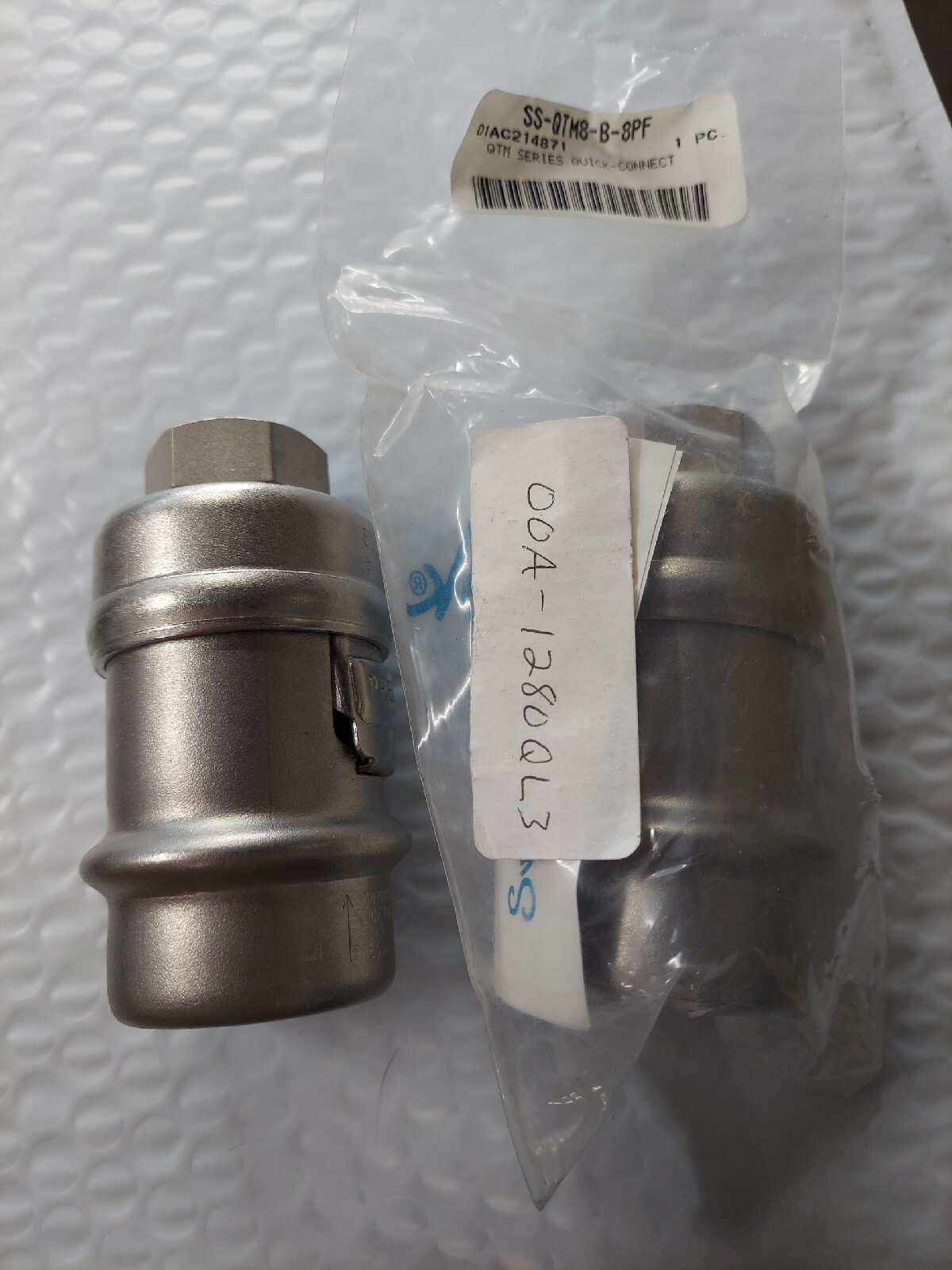2 Pc Swagelok SS-QTM8-B-8PF Stainless Steel PTFE Quick Connect Body 3/4″ NFP