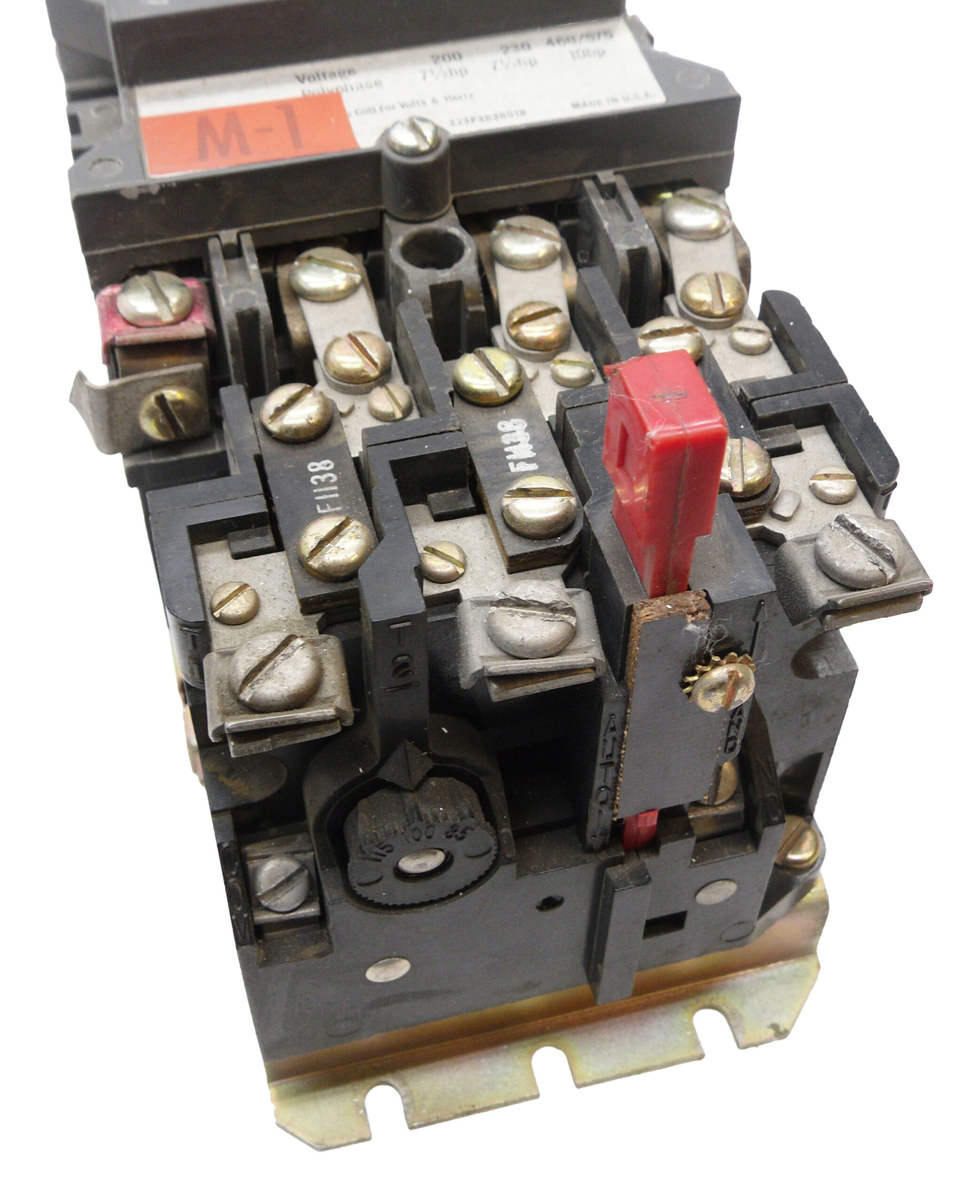 WESTINGHOUSE A200MICX CONTACTOR SIZE 1 27A 575V 276A143G09 W/ 505C806G01 COIL