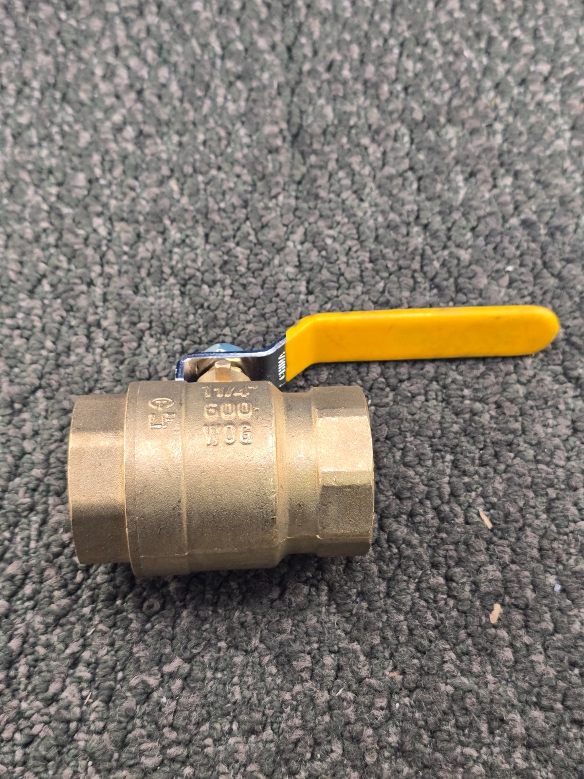 (QTY 2) BLUEFIN 1-1/4” 600WOG BRASS FULL PORT BALL VALVE