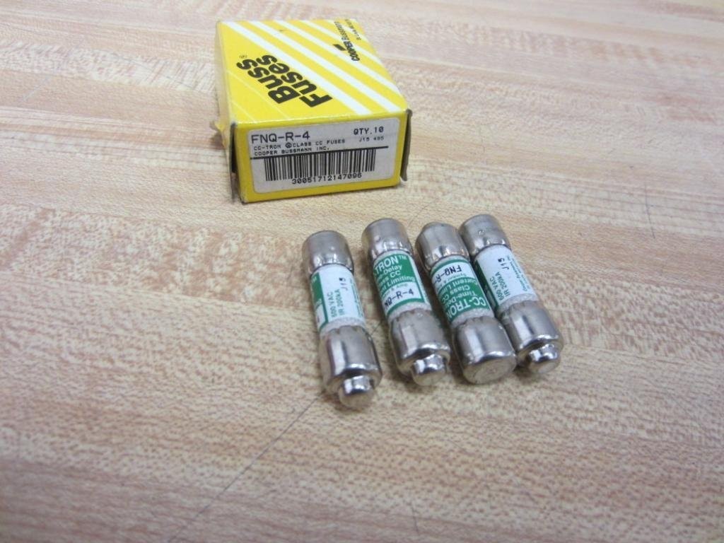 Bussmann FNQ-R-4 Fuse FNQR4 CC-Tron Cooper (Pack of 4)