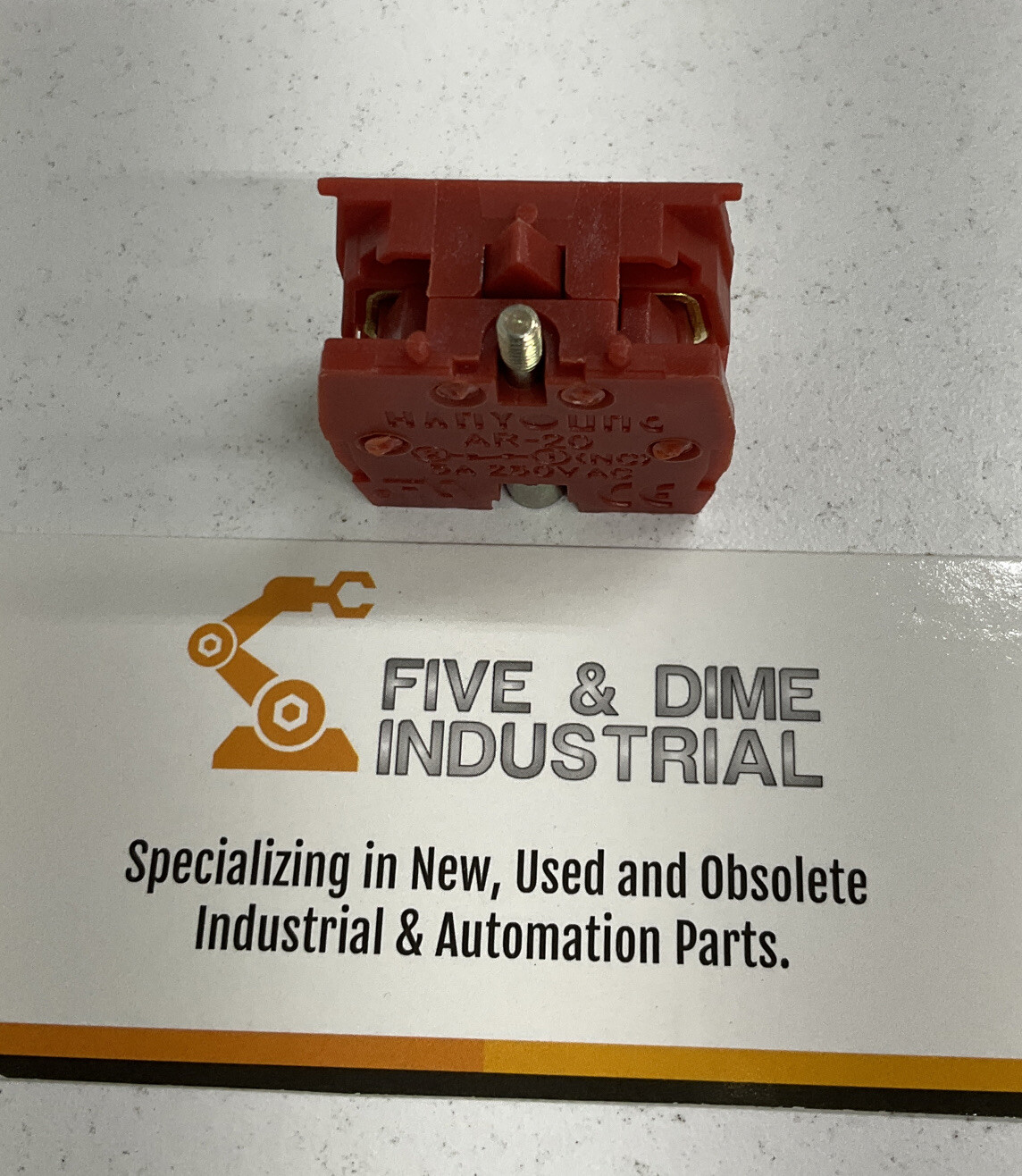Hanyoung AR-20 New Red Push Button Contact Block 5A 250VAC NC (YE161)