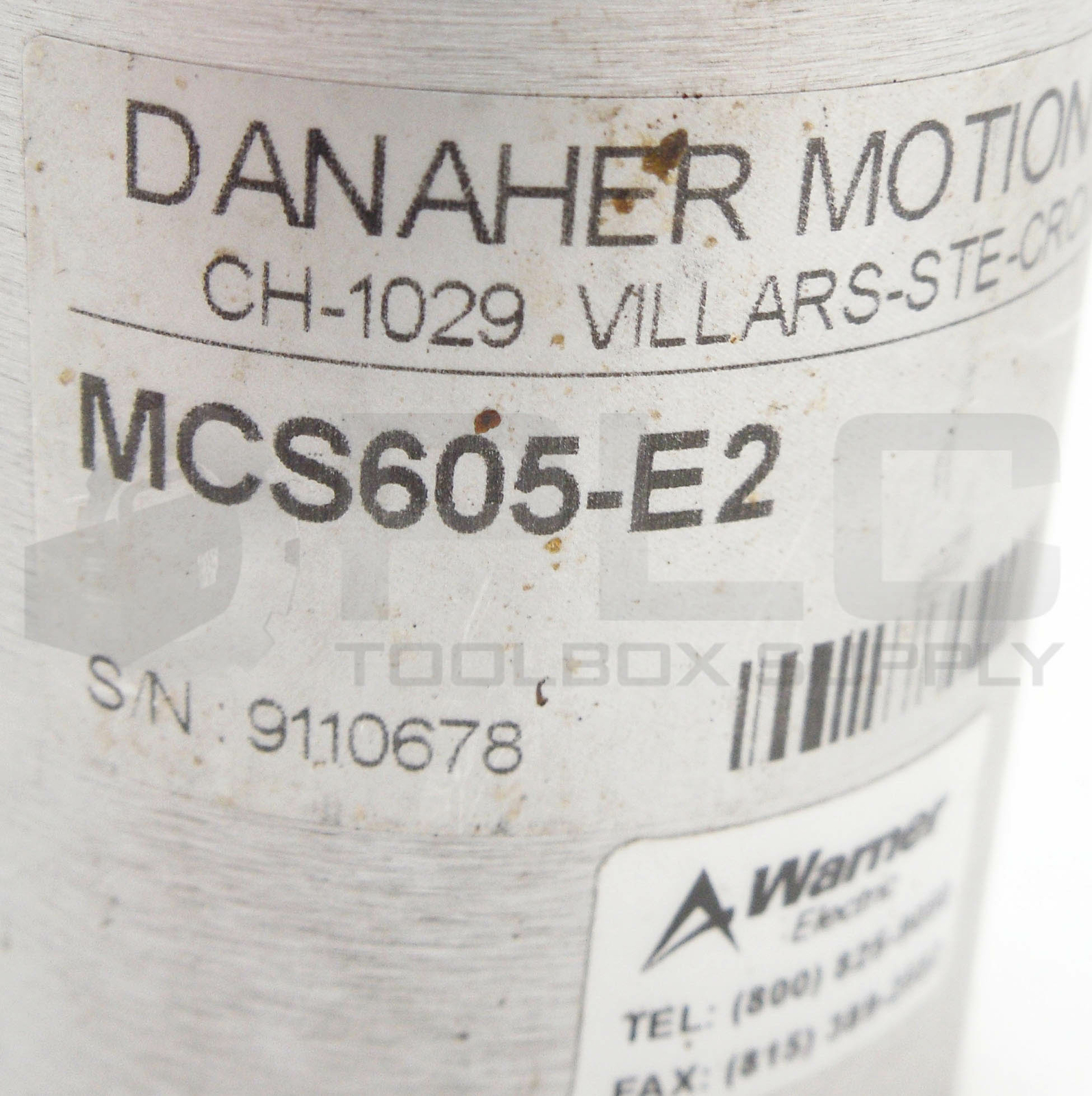 WARNER ELECTRIC DANAHER MOTION MCS605-E2 ROTARY POSITION SENSOR MCS605-E