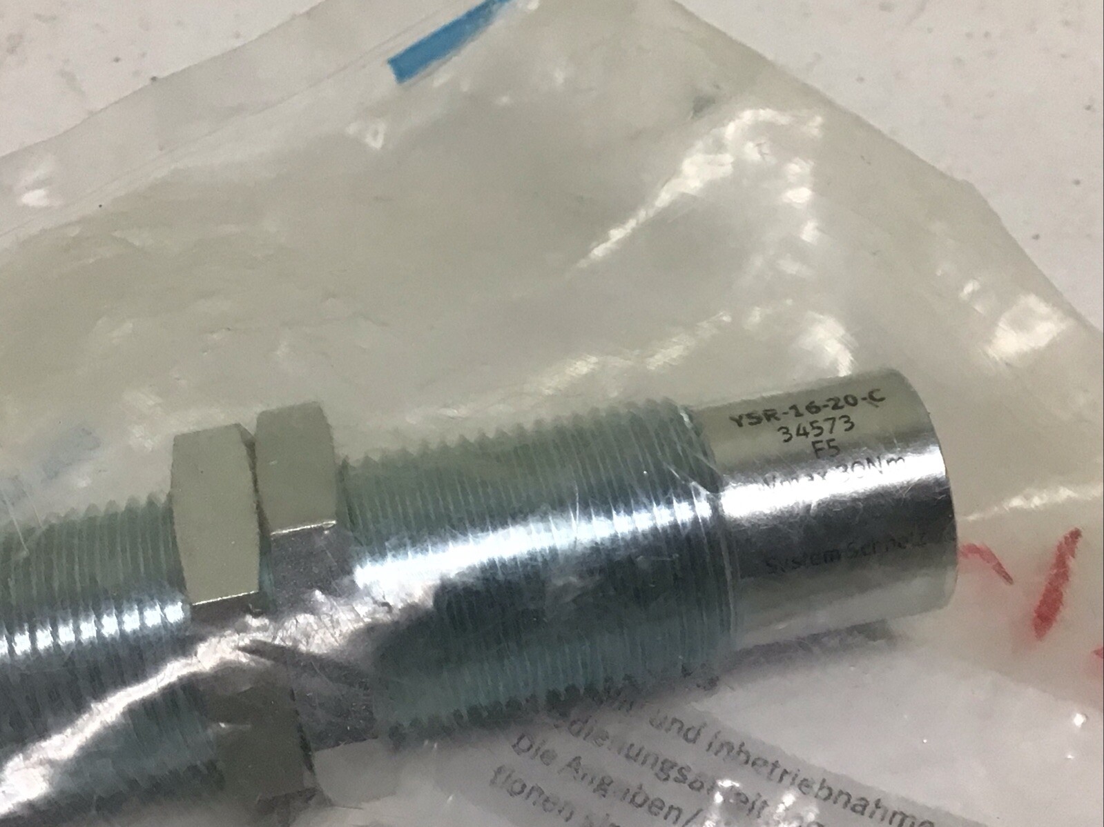 NEW, FESTO YSR-16-20-C 34573 K2 SHOCK ABSORBER 12MM BORE 12MM STROKE, FREE SHIP