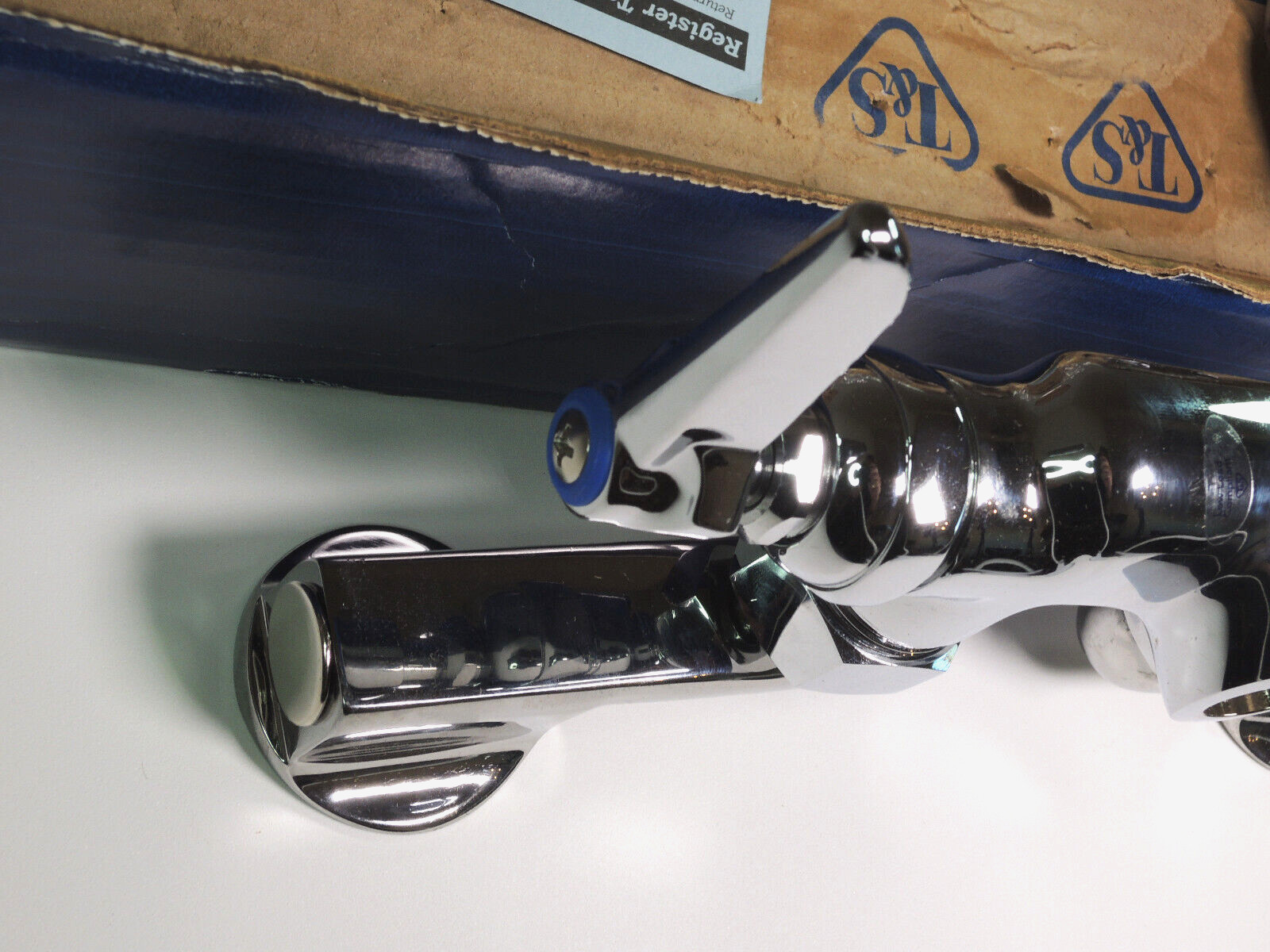T&S Brass B-0340-LN B-0340-Ln, Double Pantry Rigid Base Faucet, Wall Mount