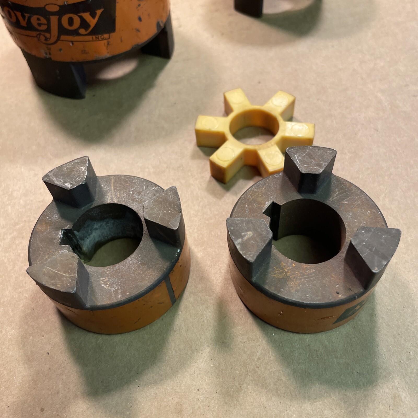 Lot of 6: LOVEJOY L Couplings L-150 L-110 L-100 L-095 JAW COUPLING