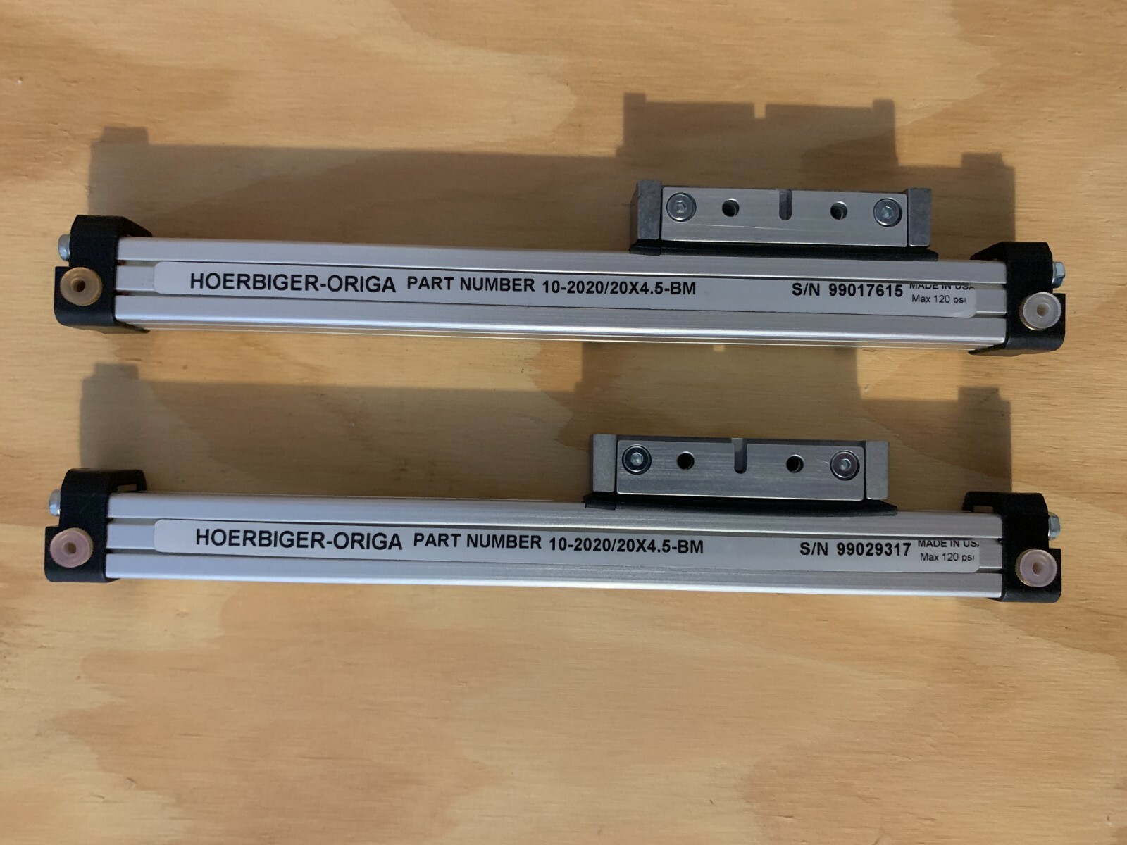 Hoerbiger-Origa 10-2020/20×4.5-BM Guided Slide 2pcs (Brand New)