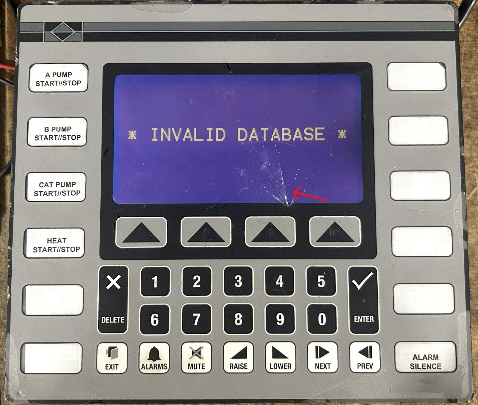 Red Lion GL350 Graphical Operator Terminal Liquid Crystal Display Power Tested