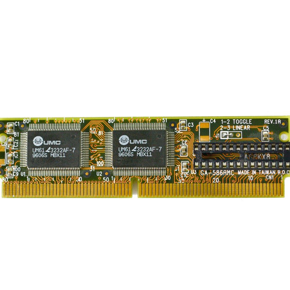 UMC UM-61-32332AF-7 9606S MBX11 GA-586AMC AG8KX8 REV.1A 94V-0 9608 Board
