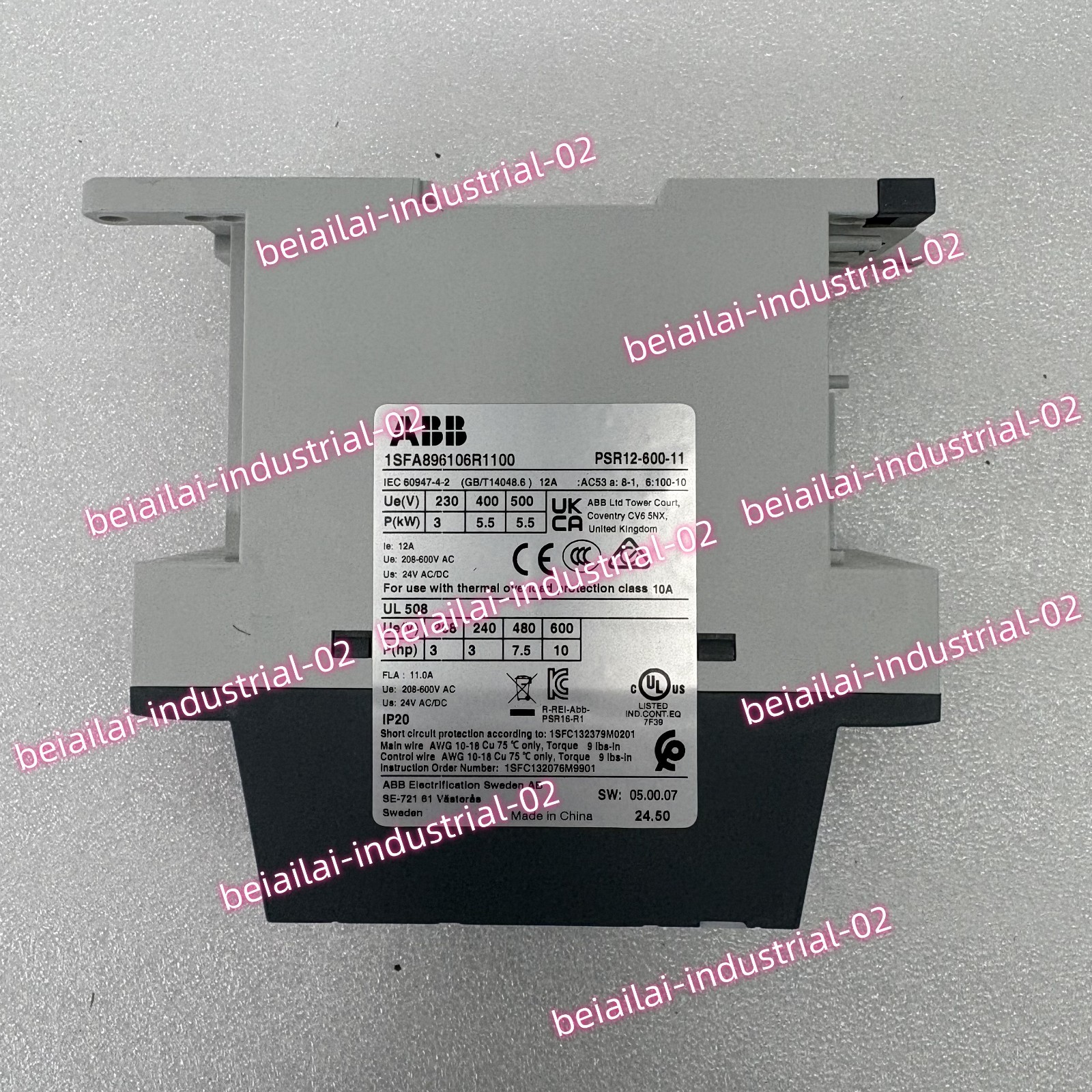 ABB Soft Starter PSR12-600-70#1pcs new in box