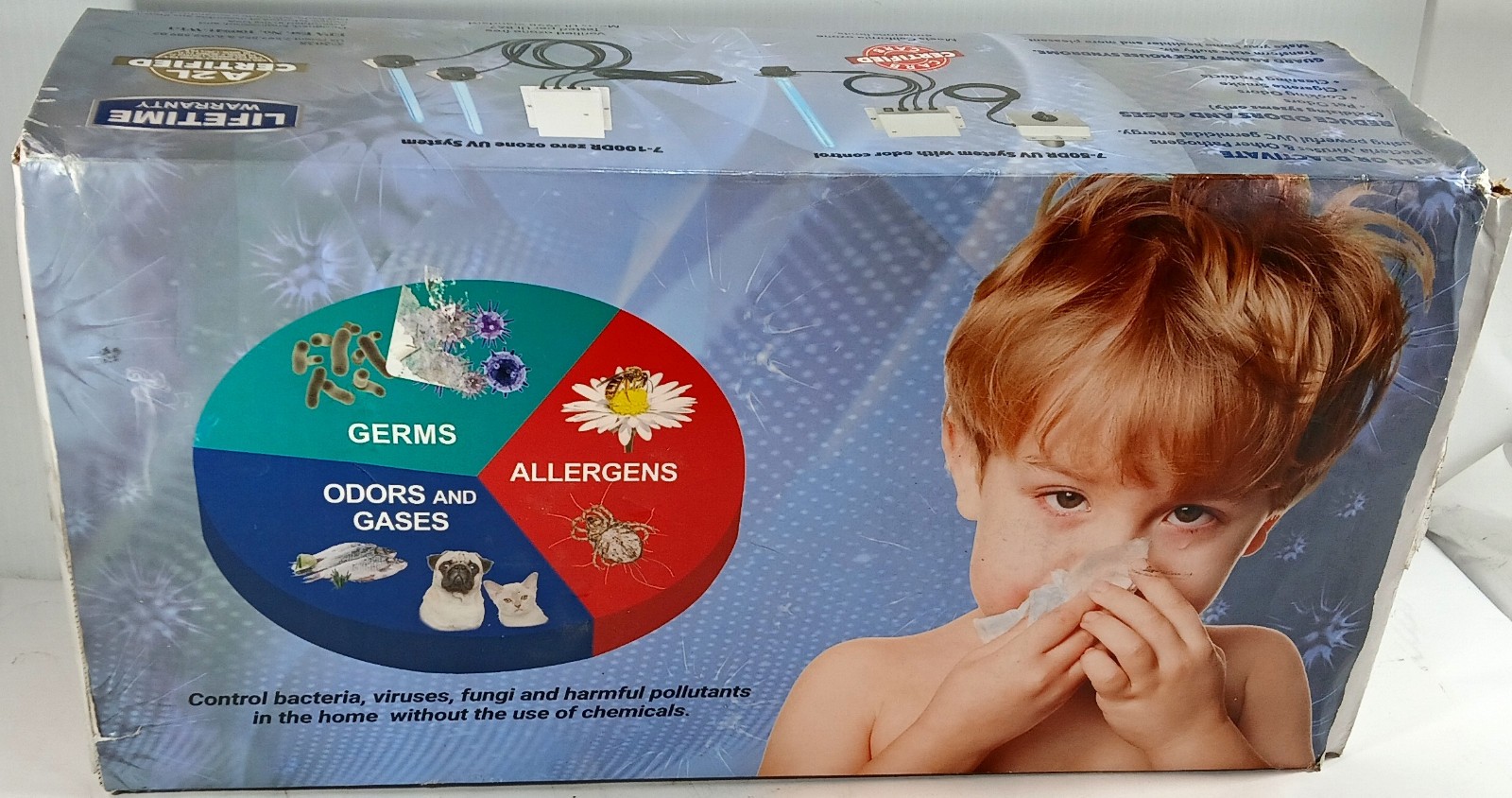 1 NEW PREMIER 1 50DR-12/5 ULTRAVIOLET AIR PURIFICATION SYSTEM NIB **MAKE OFFER**
